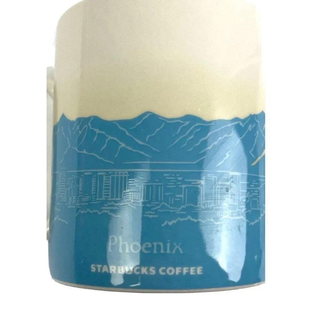 Starbucks Phoenix Global Icon Collector‎ Series Coffee Mug Cup 16 Ounce 2012